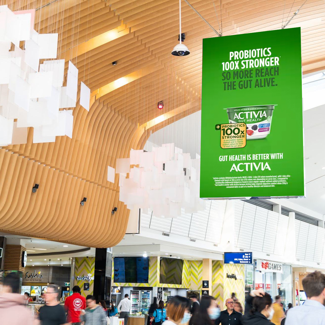 Retail Out of Home advertising in large format