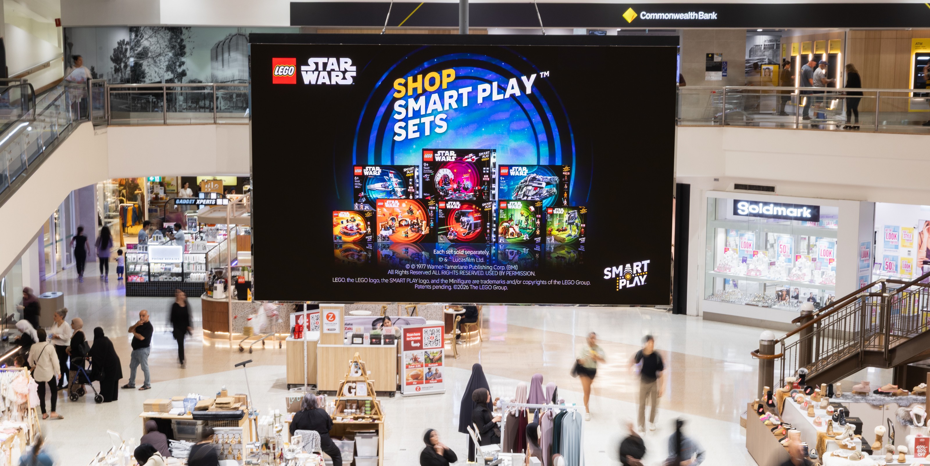 LEGO ad on Large Format