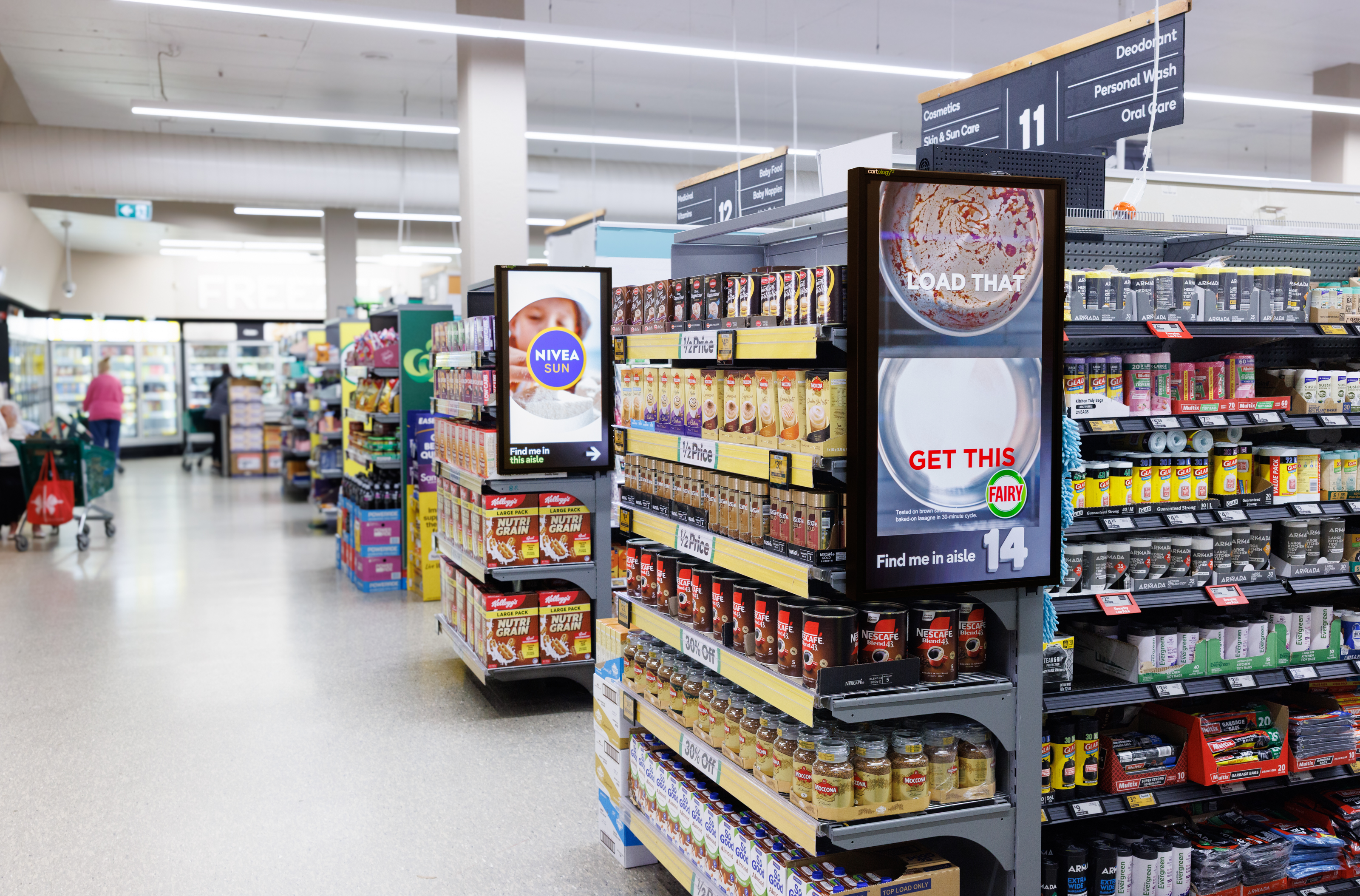 Cartology launches new in-store screen network