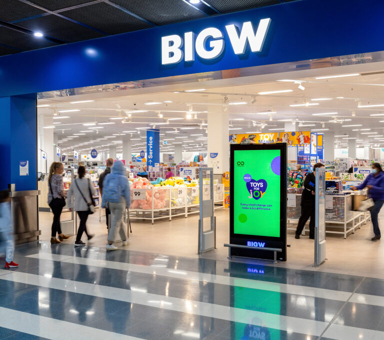 Front of Store Screen BIG W